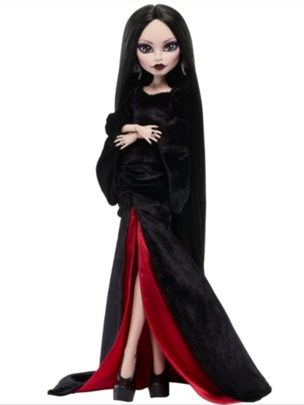 Monster High x Wednesday Morticia Addams Skullector Doll New In Box - Picture 6 of 13